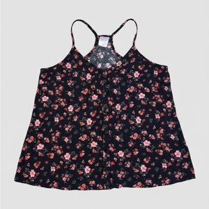 NOBO Black Floral Tank Top